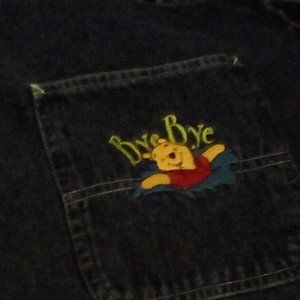Disney Denim Jean Bib Shorts